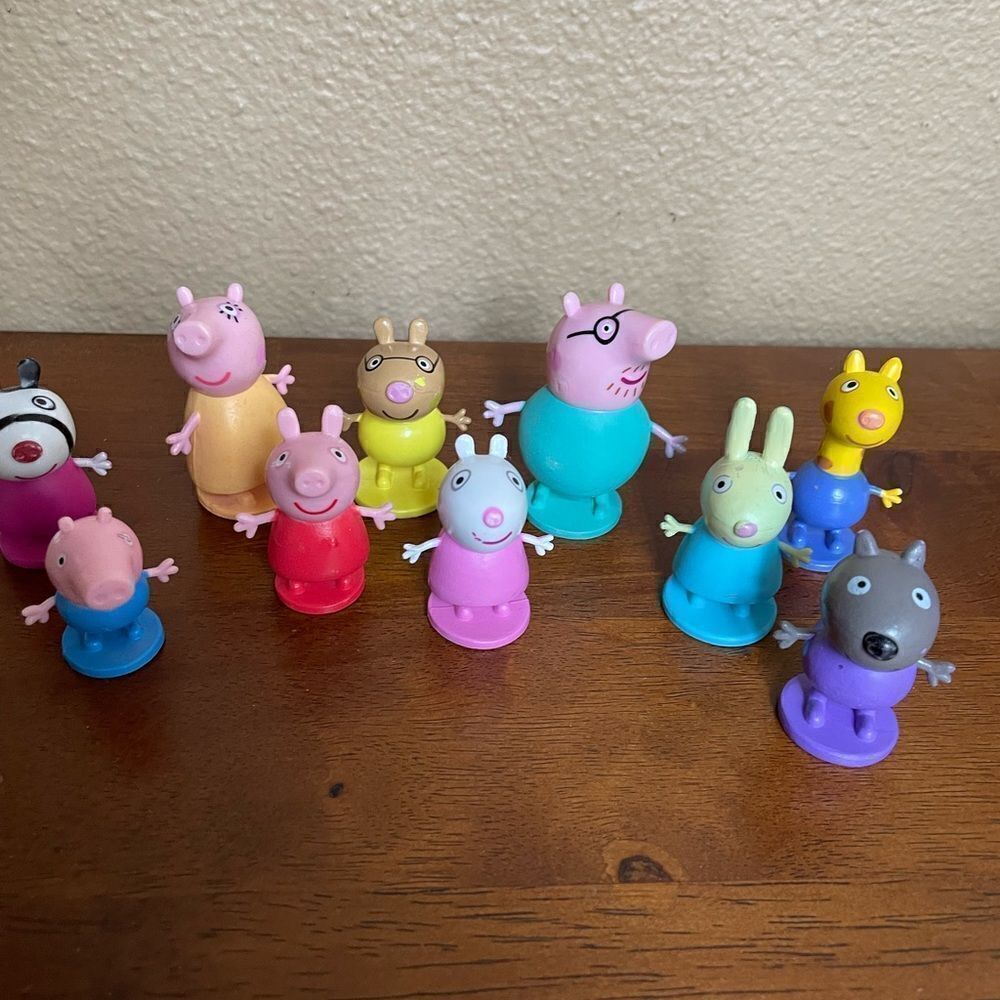 Peppa Pig Vintage 2003 Figures Cake Toppers